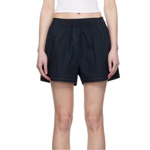 Rag & Bone Navy Emb Shorts